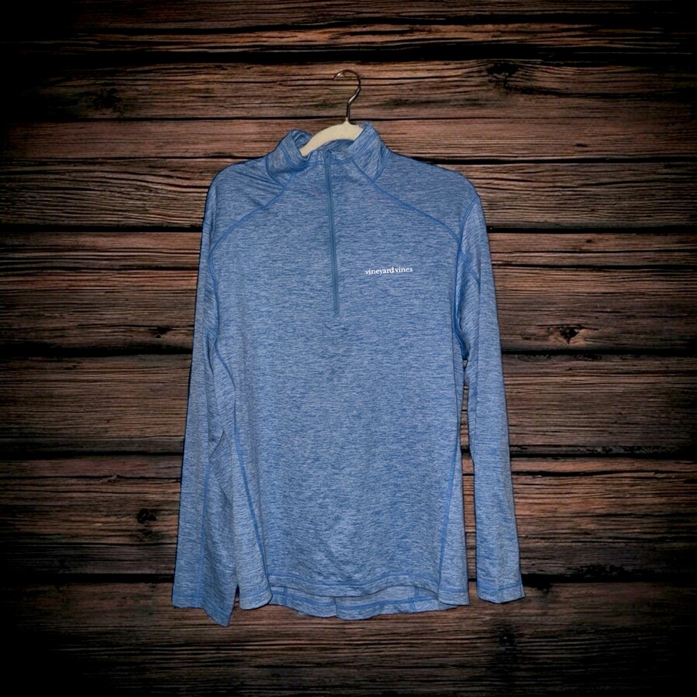 Vineyard Vines Light Blue Performance Pullover